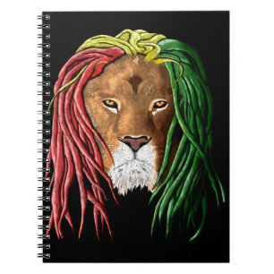 Rastafari Lion Notebook