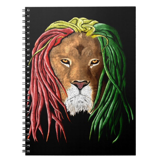 Rastafari Lion Notebook (Front)