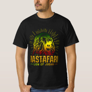 Rastafari Lion Of Judah - Jah Him Reggae Music T-Shirt