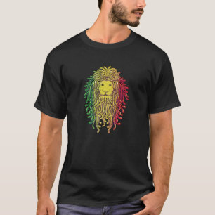 Rastafari Lion of Judah Jamaica Souvenir Rasta Roo T-Shirt