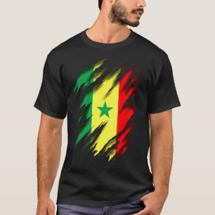 Rastafari Rasta Senegal Flag T-Shirt