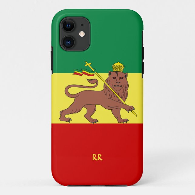 Rastafari Reggae Music Flag iPhone 5 Case (Back)