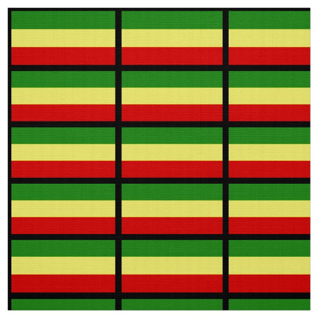 Rastafarian Flag Fabric (Swatch)