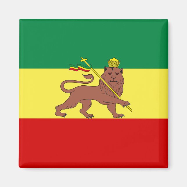 Rastafarian Flag Magnet (Front)