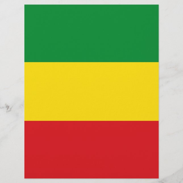 Rastafarian Flag Rasta Ethiopian (Front)