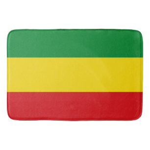 Rastafarian Flag Rasta Ethiopian Bath Mat