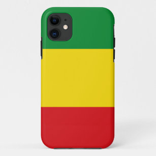 Rastafarian Flag Rasta Ethiopian Case-Mate iPhone Case