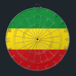 Rastafarian Flag Rasta Ethiopian Dartboard<br><div class="desc">Red, green and yellow colours represent the flag of Rastafarianism, but is also a flag of Ethiopia. Here is a high quality Rasta gift and a great design for all rastafarians. Visit our store to find more cool Rasta gifts and other world flags gift ideas.</div>