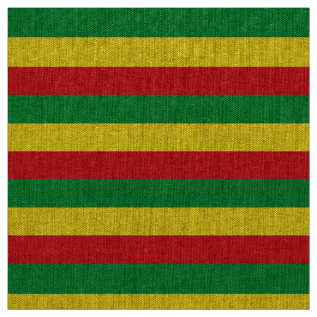Rastafarian Flag Rasta Ethiopian Fabric (Swatch)