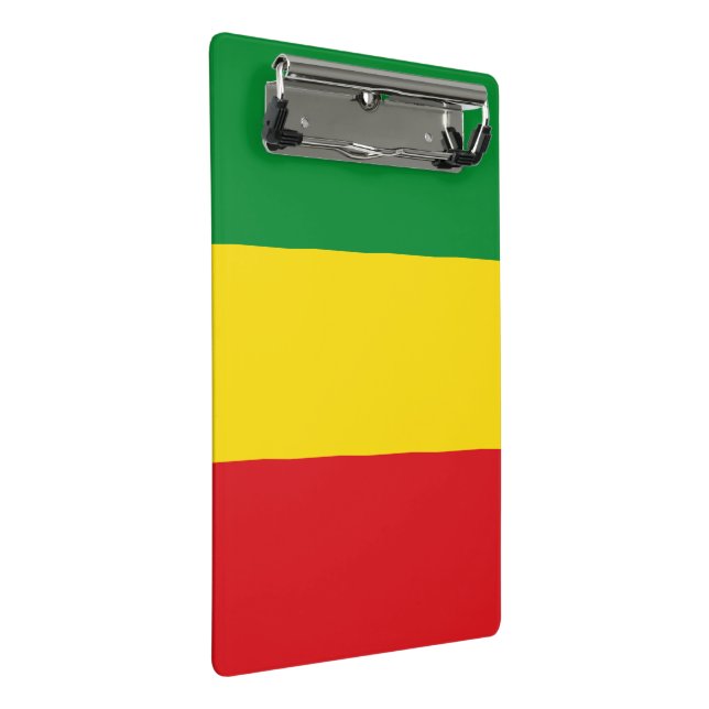 Rastafarian Flag Rasta Ethiopian Mini Clipboard (Angled)