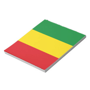 Rastafarian Flag Rasta Ethiopian Notepad