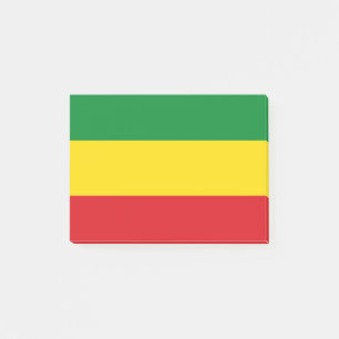 Rastafarian Flag Rasta Ethiopian Post-it Notes