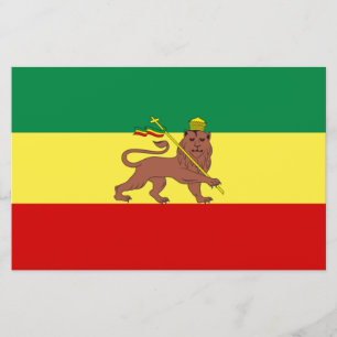 Rastafarian Flag (Rastafarianism) (Rasta) Stationery