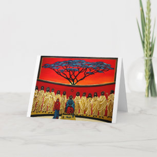 Rastafarian Last Supper Card