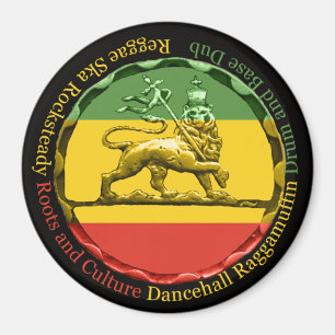 Rastagearshop Reggae Lion of Judah Magnet