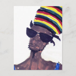 rastaman postcard