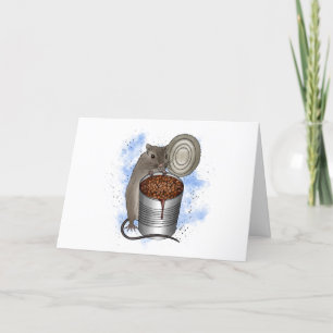 Rat and Bake Beans Funny Friendship Card