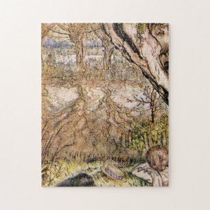 Rat And Mole Have A Picnic - Arthur Rackham Jigsaw Puzzle