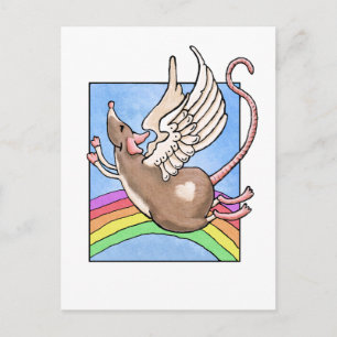 Rat Angel Post Card