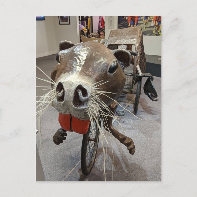 Rat Art-Bike Postcard (Front)