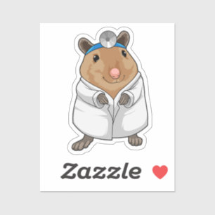 Rat as Doctor with Doctor's coat