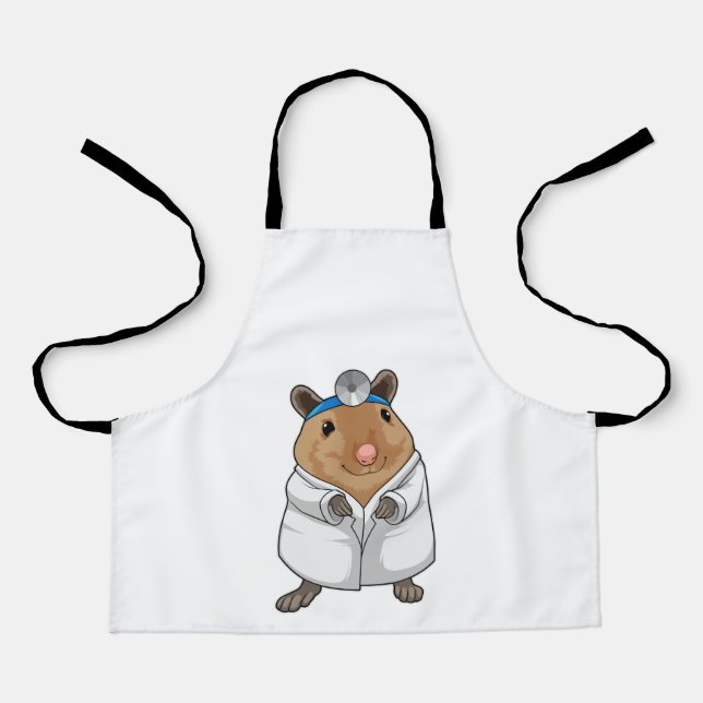 Rat as Doctor with Doctor's coat Apron (Front)