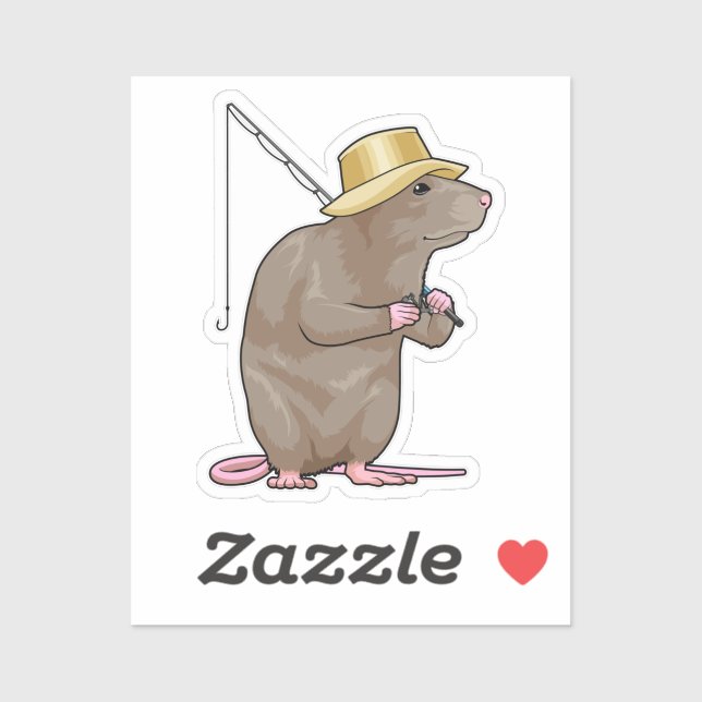 Rat at Fishing with Fishing rod (Sheet)