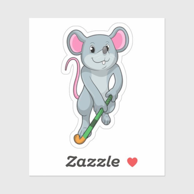 Rat at Hockey with Hockey bat (Sheet)