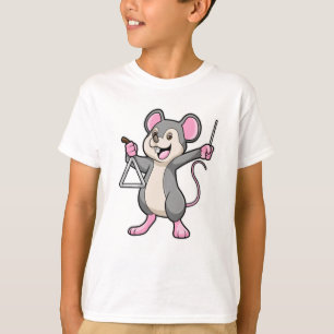 Rat at Music with Triangel T-Shirt