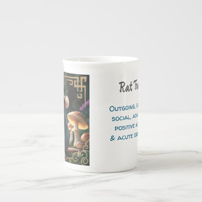 Rat - Chinese Zodiac  Bone China Mug (Front)