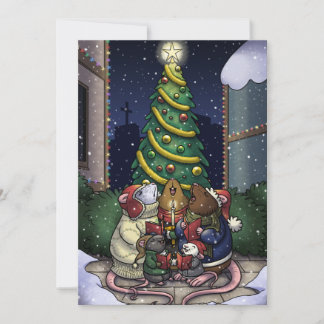 Rat Christmas Card