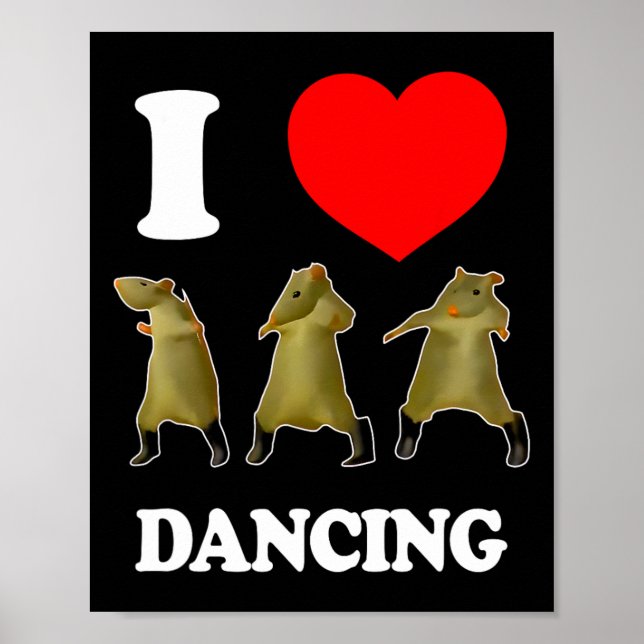 Rat Dance Meme 2025 Funny Trendy #ratdance 2  Poster (Front)