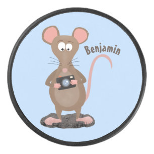 Rat drôle avec dessin animé de la caméra