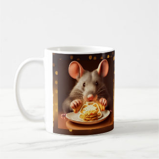 Rat Eating Christmas Cookies Mug