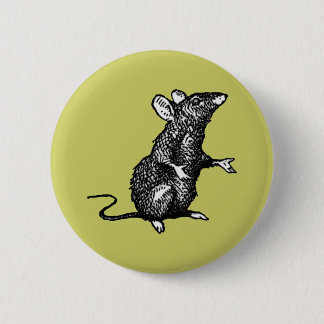 "rat face" - 2 inch round button