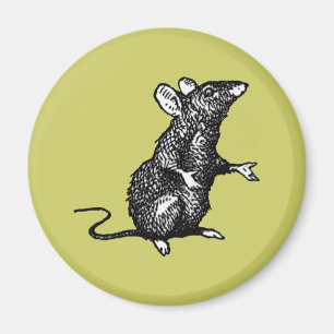 "rat face" - Customized Magnet
