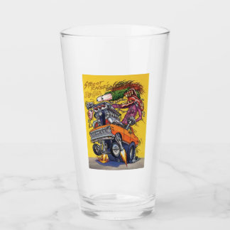 Rat Fink 18 drinking glass