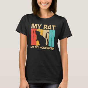 Rat For Kids Boys Mouse Pet Rodent Rat T-Shirt