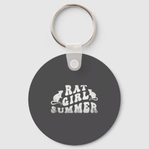 Rat Girl Summer, Animal Lover, Hello Summer, Funny Keychain