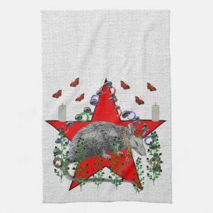 Rat God Kitchen Towel