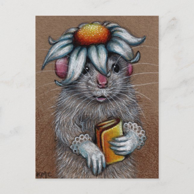 Rat in Daisy Casquette et Gants de dentelle Carte  (Devant)