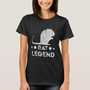 Rat Legend Vintage Rodent Rat Lover Mouse Rat Owne T-Shirt