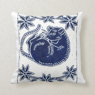 Rat Lovers Throw Pillow