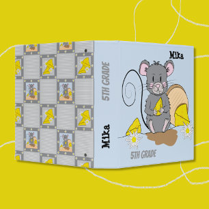 Rat Manger Fromage Enfant Classeur de l'école