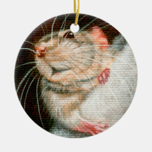 Rat Merry Christmas ornament
