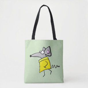 Rat on the Catwalk Tote Bag