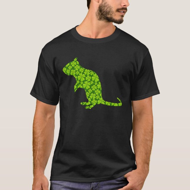 Rat Owner St Patricks Day  C Saint Paddys  Her T-Shirt (Front)