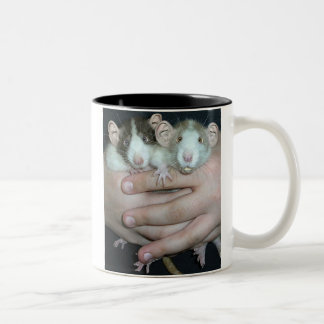 Rat People Two-Tone Coffee Mug