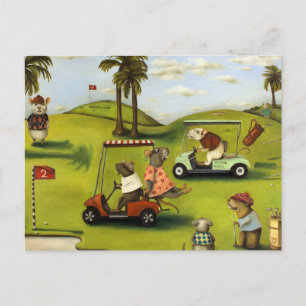 Rat Race 2 At The Golf Course Postcard