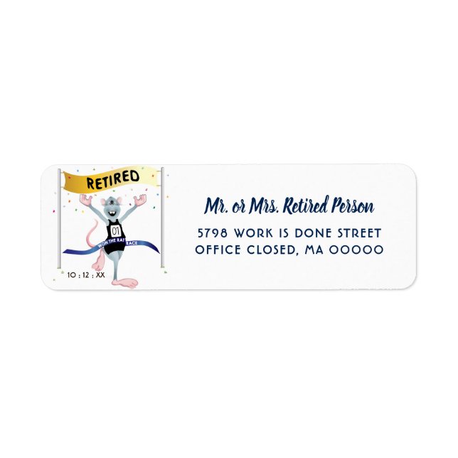 Rat Race Funny Retirement (Front)